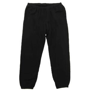 Les Tien Men's 100% Cotton Black Heavyweight Classic Sweatpants Size XXL